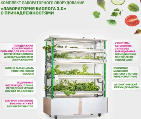 Комплект лабораторного оборудования «Лаборатория биолога 3.0»